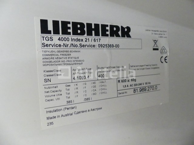 Liebherr tgs 4000 vriezer - afbeelding 7 van  7
