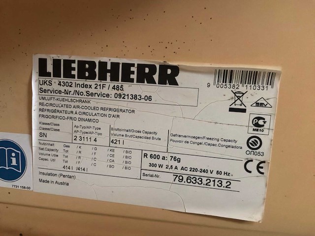 Liebherr uks 4032 koelkast - afbeelding 3 van  4