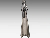 Liévin d'ydewalle (1937), 'in de wind', steel sculpture, signed 63 cm. (24.80 in.)