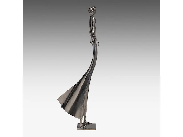 Liévin d'ydewalle (1937), 'in de wind', steel sculpture, signed 63 cm. (24.80 in.) - afbeelding 5 van  8