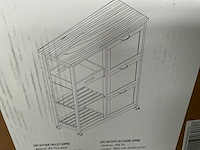 Lifa living sophie keuken trolley wit - afbeelding 3 van  5