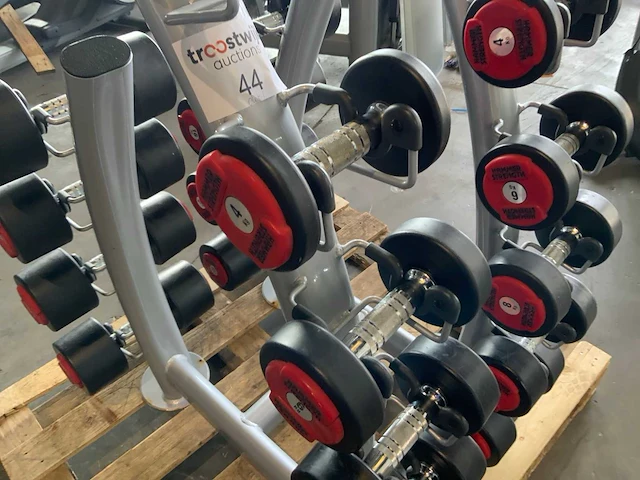 Life fitness hammer dumbbell set 4 t/m 20kg krachtstation - afbeelding 3 van  8
