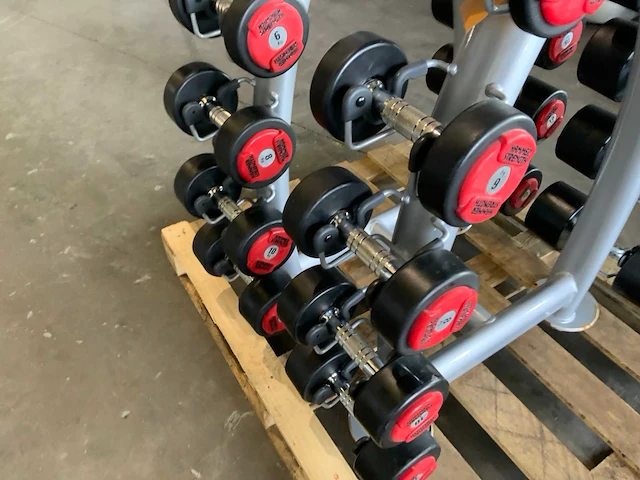 Life fitness hammer dumbbell set 4 t/m 20kg krachtstation - afbeelding 6 van  8
