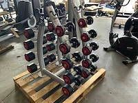 Life fitness hammer dumbbell set 4 t/m 20kg krachtstation - afbeelding 1 van  8