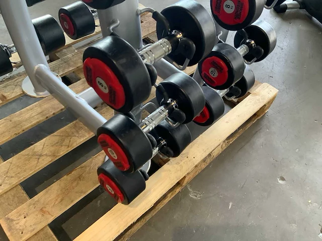 Life fitness hammer dumbbell set 4 t/m 20kg krachtstation - afbeelding 2 van  8