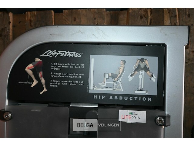 Life fitness hip abductor - afbeelding 3 van  4