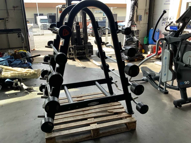 Life maxx barbell set ez en recht krachtstation - afbeelding 2 van  7