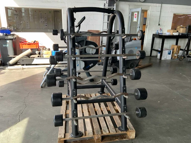 Life maxx barbell set ez en recht krachtstation - afbeelding 1 van  7