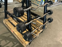 Life maxx barbells met rek krachtstation - afbeelding 4 van  12