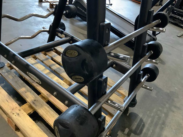 Life maxx barbells met rek krachtstation - afbeelding 9 van  12