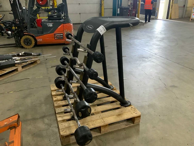 Life maxx barbells met rek krachtstation - afbeelding 1 van  3