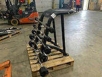 Life maxx barbells met rek krachtstation