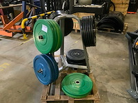 Life maxx bumperplates 50mm 6x5;16x10;6x20kg krachtstation