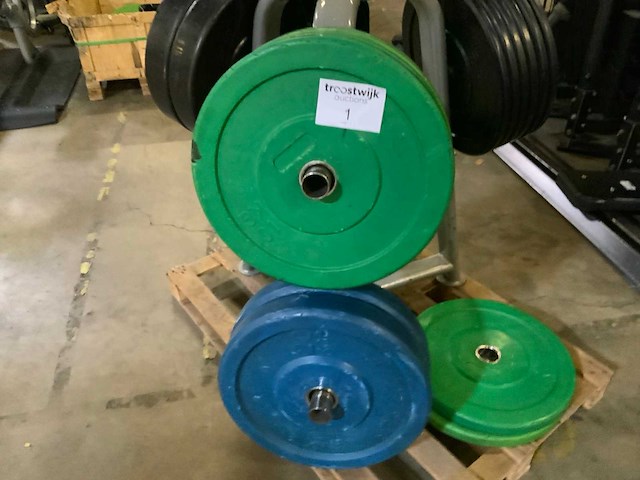 Life maxx bumperplates 50mm 6x5;16x10;6x20kg krachtstation - afbeelding 2 van  6