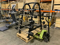 Lifemaxx barbell ez en straight 10 stuks met rek krachtstation - afbeelding 3 van  7