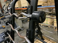 Lifemaxx barbell ez en straight 10 stuks met rek krachtstation - afbeelding 6 van  7