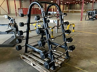 Lifemaxx barbell met rek 2x30;2x25;2x20;2x15;2x10kg krachtstation - afbeelding 1 van  4