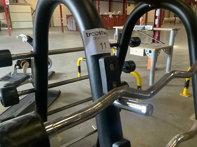 Lifemaxx barbell met rek 2x30;2x25;2x20;2x15;2x10kg krachtstation - afbeelding 2 van  4