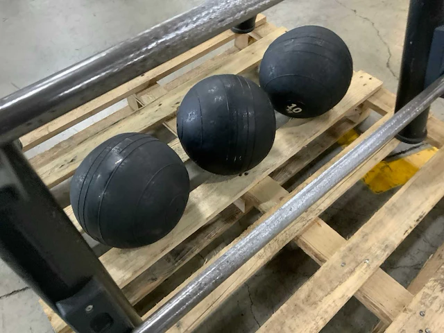 Lifemaxx barbell straight met rek 5x krachtstation - afbeelding 2 van  5