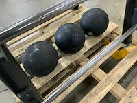 Lifemaxx barbell straight met rek 5x krachtstation - afbeelding 2 van  5