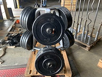 Lifemaxx bumperplates 4x20;8x10;10x5kg krachtstation - afbeelding 4 van  4