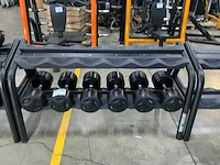 Lifemaxx dumbbell 36;38;40kg met rek krachtstation