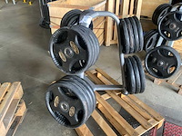 Lifemaxx dumbbell 50mm met rek krachtstation - afbeelding 1 van  5