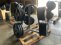 Lifemaxx dumbbell 50mm met rek krachtstation - afbeelding 5 van  5