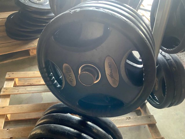Lifemaxx dumbbell 50mm met rek krachtstation - afbeelding 4 van  5