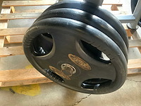 Lifemaxx dumbbell 50mm met rek krachtstation - afbeelding 5 van  5