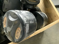 Lifemaxx dumbbell set 1100kg 40 t/m 60kg krachtstation - afbeelding 3 van  5
