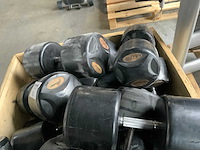 Lifemaxx dumbbell set 1100kg 40 t/m 60kg krachtstation - afbeelding 4 van  5