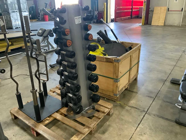 Lifemaxx dumbbell toren 1 t/m 10kg krachtstation - afbeelding 1 van  5