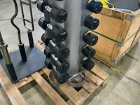 Lifemaxx dumbbell toren 1 t/m 10kg krachtstation - afbeelding 2 van  5
