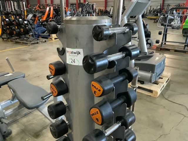 Lifemaxx dumbbell toren 1 t/m 10kg krachtstation - afbeelding 4 van  5