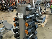 Lifemaxx dumbbell toren 1 t/m 10kg krachtstation - afbeelding 4 van  5