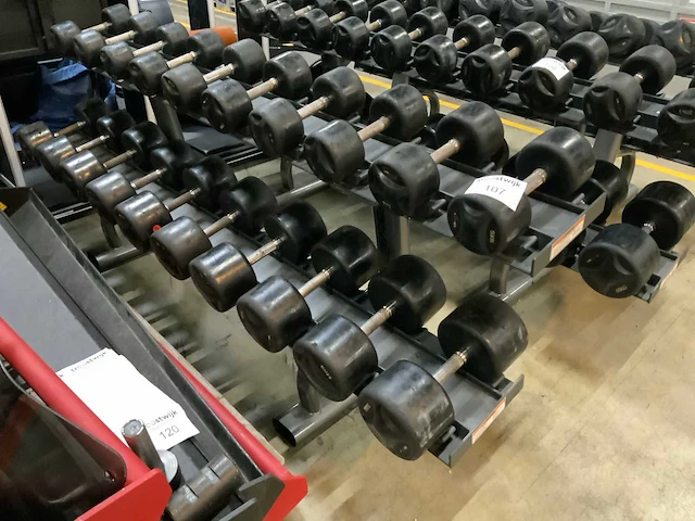 Lifemaxx dumbells met matrix rek krachtstation - afbeelding 8 van  8