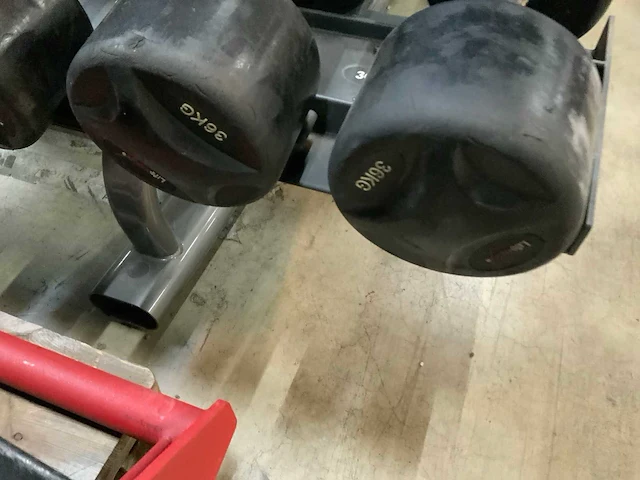 Lifemaxx dumbells met matrix rek krachtstation - afbeelding 2 van  8