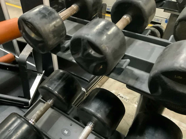 Lifemaxx dumbells met matrix rek krachtstation - afbeelding 5 van  7
