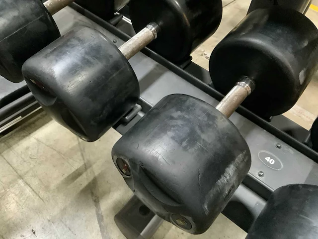 Lifemaxx dumbells met matrix rek krachtstation - afbeelding 6 van  7