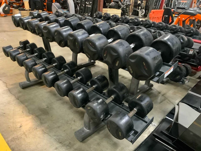Lifemaxx dumbells met matrix rek krachtstation - afbeelding 4 van  6