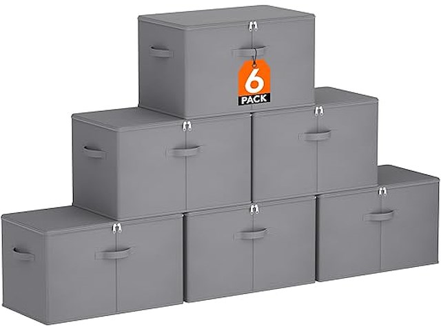 Lifewit stoffen opbergdoos (set van 6) - afbeelding 1 van  5