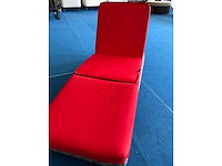 Ligbed kussen rood 67x190cm -2st - afbeelding 1 van  3