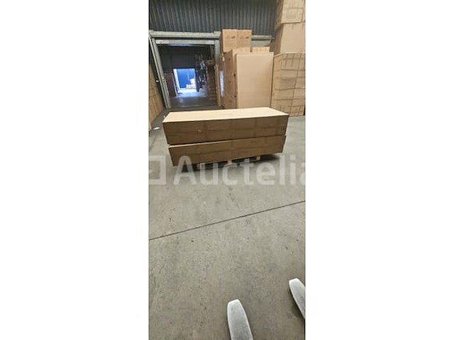 Ligbeddenset 2-delig brown wicker / olive green kussens - afbeelding 5 van  6