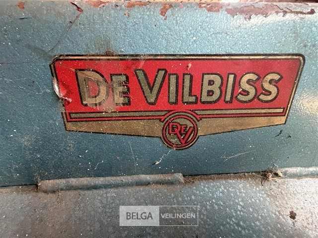 Liggende devilbiss persluchtopslagtank - afbeelding 4 van  6