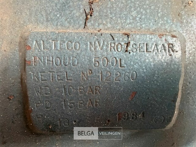 Liggende devilbiss persluchtopslagtank - afbeelding 5 van  6