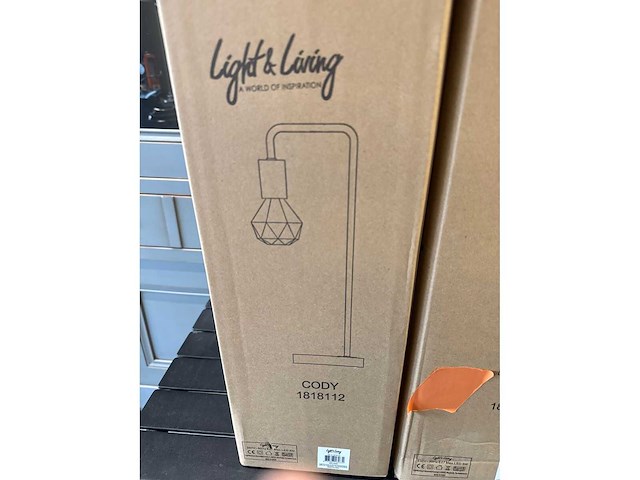 Light & living - cody - tafellamp (2 stuks) - afbeelding 4 van  4