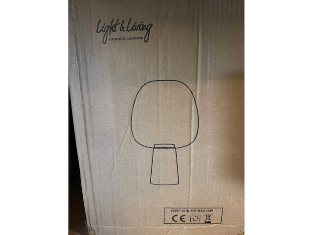 Light & living - maysony - tafellamp (2 stuks) - afbeelding 3 van  3