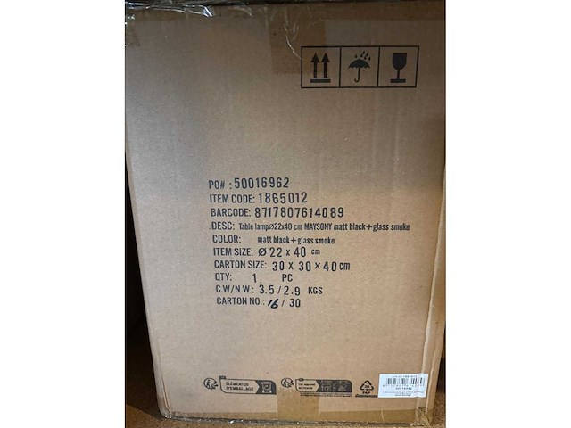 Light & living - maysony - tafellamp - afbeelding 2 van  3