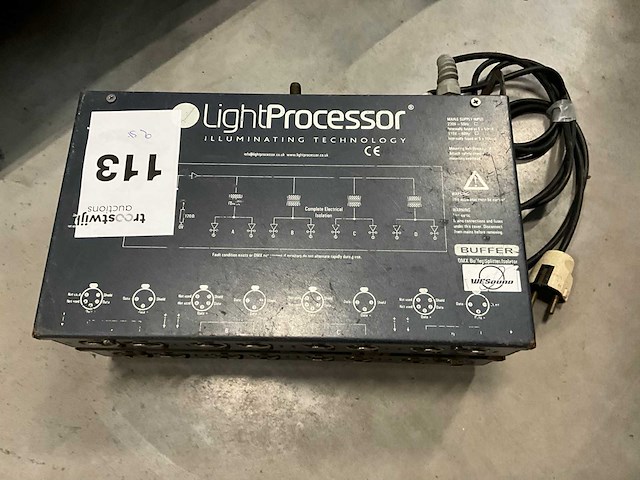 Light processor 4-weg dmx dmx distributer (2x) - afbeelding 2 van  2